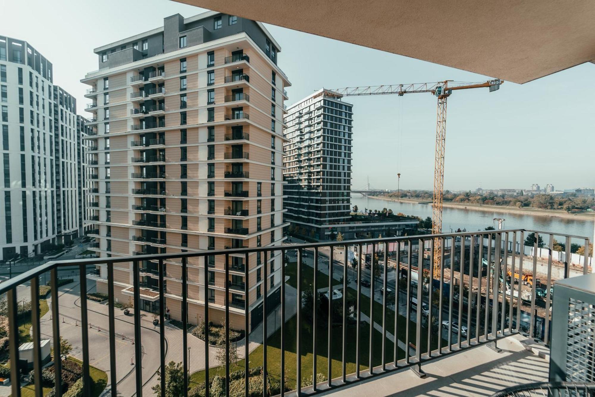Ferienwohnung Belgrade Waterfront Oasis Exterior foto