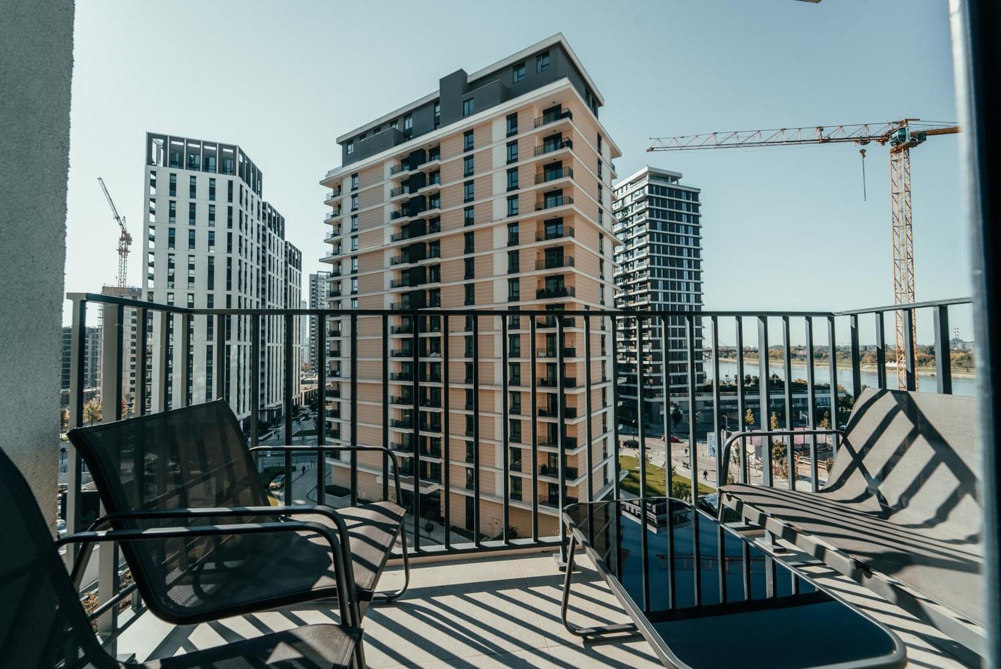 Ferienwohnung Belgrade Waterfront Oasis Exterior foto