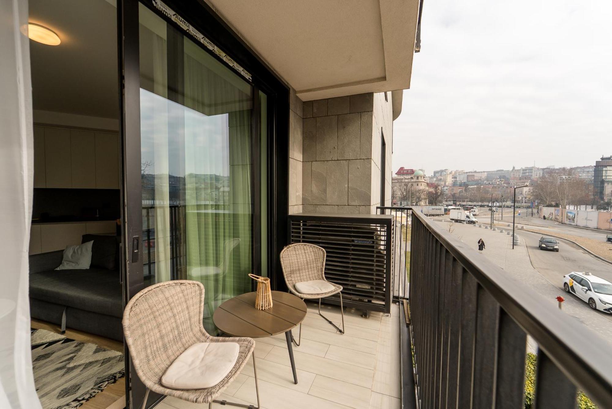 Ferienwohnung Belgrade Waterfront Oasis Exterior foto